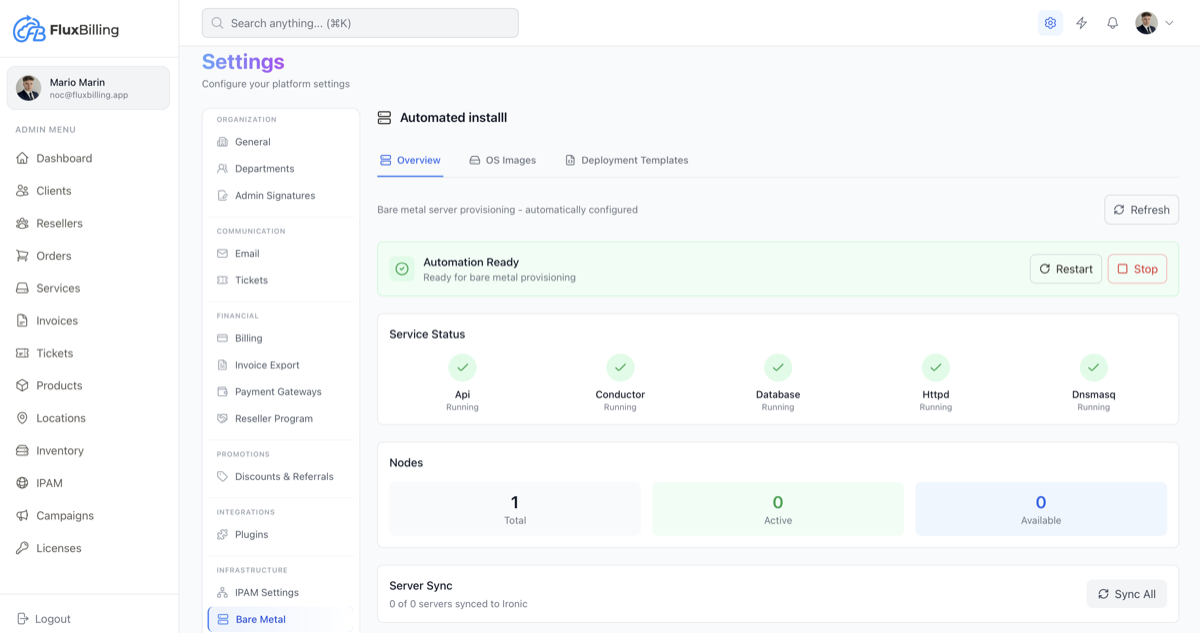 Service Provisioning