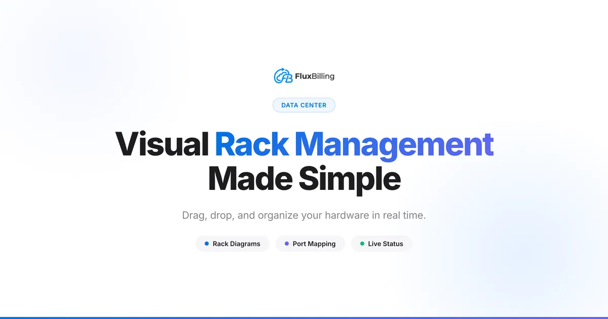 Visual Rack Management for Datacenter Providers