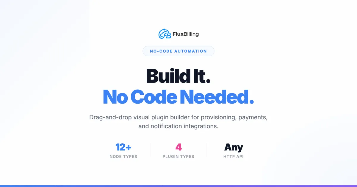No-Code Automation for Hosting Providers: The Visual Plugin Builder
